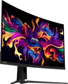 MSI 32" 4K curved gamingskärm MAG 321CUP QD-OLED 3840x2160 QD-OLED, 165hz, 0.03ms, 15m:1, HDR400, HDMI/ DP/ USB-C (MAG 321CUP QD-OLED)