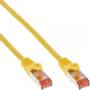 INLINE Patch Cable S/FTP PiMF Cat.6 250MHz PVC CCA yellow 0.3m