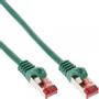 INLINE Patch Cable S/FTP PiMF Cat.6 250MHz PVC CCA green 0.5m