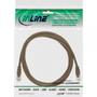 INLINE Patch Cable SF/UTP Cat.5e brown 0.3m (72533K)