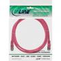INLINE Patch Cable SF/UTP Cat.5e Pink 0.3m (72533M)