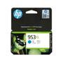 HP 953XL - Lång livslängd - cyan  - original - bläckpatron