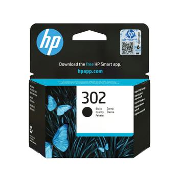 HP INK CARTRIDGE NO 302 BLACK DE / FR / NL / BE / UK / SE SUPL (F6U66AE#UUS)