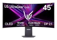 LG 45" UltraGear OLED GX9 21:9 5K2K (5120x2160),  Curved 800R, 0.03ms, 165Hz, DisplayPort 2.1 (45GX950A-B)