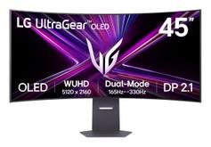 LG 45" UltraGear OLED GX9 21:9 5K2K (5120x2160), Curved 800R, 0.03ms, 165Hz, DisplayPort 2.1