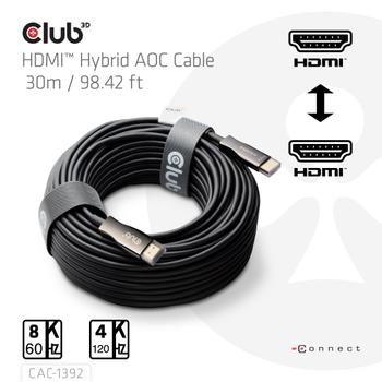 CLUB 3D HdmiT Hybrid Aoc Cable  (CAC-1392)