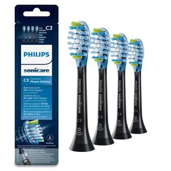 Philips Sonicare C3 Premium HX9044 Plaque Control - utskiftningsbørstehode - svart (HX9044/33)