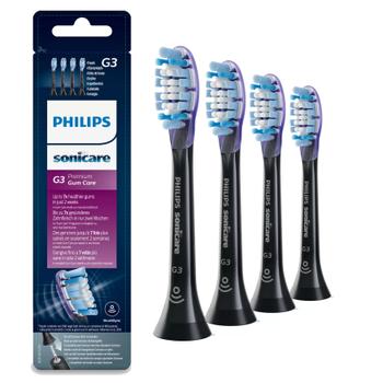 Philips Sonicare G3 Premium HX9054 Gum Care - utskiftningsbørstehode - svart (HX9054/33)