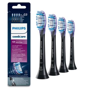 Philips Sonicare G3 Premium HX9054 Gum Care - utskiftningsbørstehode - svart (HX9054/33)
