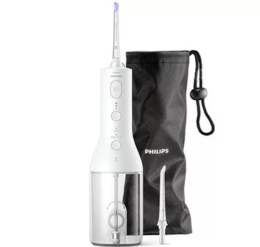 Philips Sonicare Power Flosser 3000 Trådløs munnskyller,  QuadStream,  99,9 % plakkfjerning,  2 modi, 3 intensiteter,  60 sek rengjøring (HX3826/31)