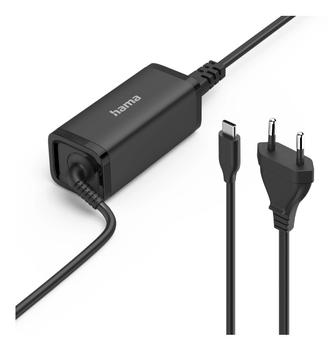 HAMA Notebook Power Supply USB-C GaN 100-240V 5-20V/65W (00200023)