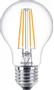 PHILIPS LED E27 Klot Klar 7W (60W) 806 Lumen 2-Pack
