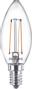 PHILIPS LED E14 Candle Clear 2W (25W) 250 Lumen 2-Pack