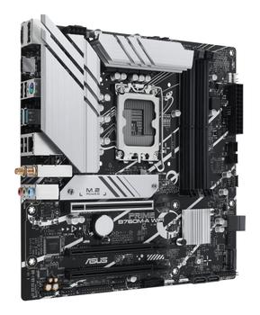 ASUS PRIME B760M-A WIFI - Motherboard - micro ATX - LGA1700 Socket - B760 Chipset - USB 3.2 Gen 1, USB 3.2 Gen 2, USB-C 3.2 Gen 1 - 2.5 Gigabit LAN, Wi-Fi 6, Bluetooth - onboard graphics (CPU required) - (90MB1EL0-M1EAY0)