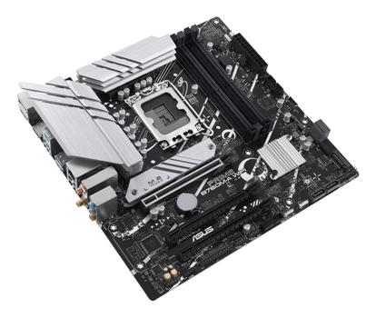 ASUS PRIME B760M-A WIFI - Motherboard - micro ATX - LGA1700 Socket - B760 Chipset - USB 3.2 Gen 1, USB 3.2 Gen 2, USB-C 3.2 Gen 1 - 2.5 Gigabit LAN, Wi-Fi 6, Bluetooth - onboard graphics (CPU required) - (90MB1EL0-M1EAY0)