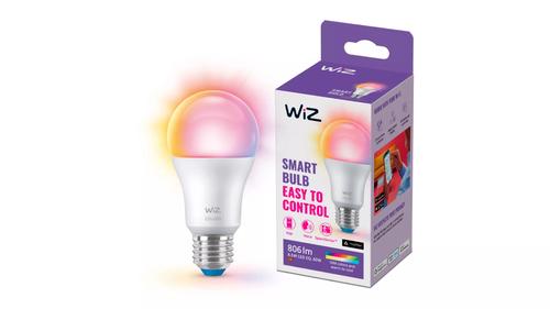 WiZ Full Color A60 E27 Smart LED-pære - RGB/16 millioner farver + dæmpbart hvidt LED-lys (929003601001)