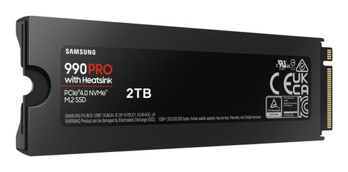 SAMSUNG 990 Pro M.2 NVMe 2TB+heatsink (MZ-V9P2T0GW)