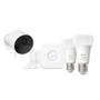 PHILIPS Secure kamera WCA E27 startpakke Inkl. 2 stk. E27 lyspærer (1100 lm) + 2 stk. kontaktsensor + Kamera (929003562707)