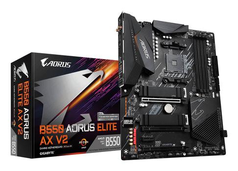 GIGABYTE B550 AORUS ELITE AX V2 AM4 B550/ DDR4/ ATX (B550 AORUS ELITE AX V2)