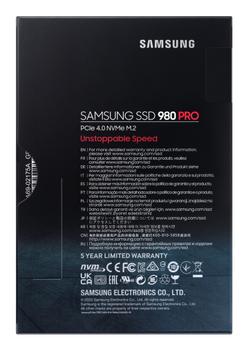 SAMSUNG 980 PRO M.2 NVMe SSD 1TB (MZ-V8P1T0BW)