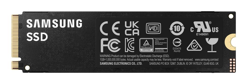 Samsung 990 PRO 1TB SSD PCIe 4.0 NVMe M.2 (MZ-V9P1T0BW)