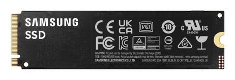 Samsung 990 PRO 2TB SSD PCIe 4.0 NVMe M.2 (MZ-V9P2T0BW)