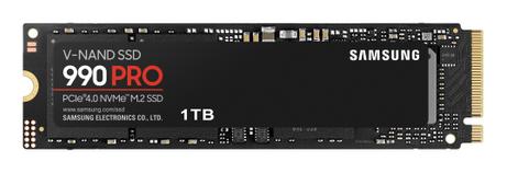 Samsung 990 PRO 1TB SSD PCIe 4.0 NVMe M.2 (MZ-V9P1T0BW)