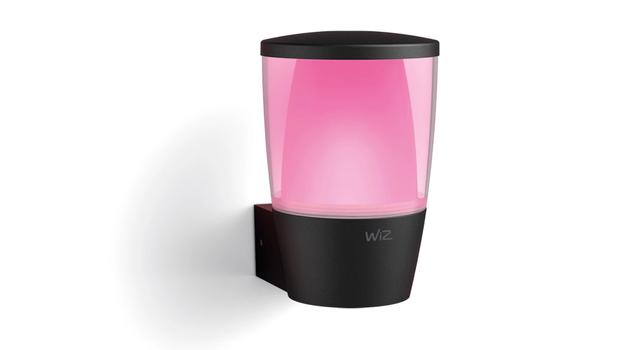 WiZ Utomhus ELPAS Vägglampa Smart LED-belysning,  färgat och vitt ljus, 230V, IP44, Matter-kompatibel (929003247501)
