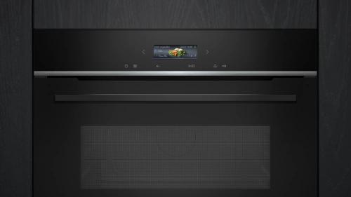 SIEMENS iQ700 CE732GXB1 mikrovågsugn (svart) 1000W, 36L volym, för installation,  60x45 cm (CE732GXB1)