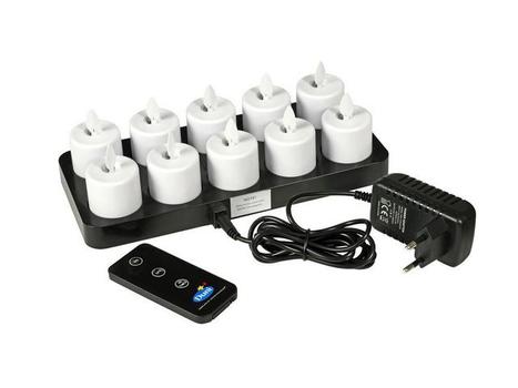 DUNI Led Lys DUNI movingflame oppladbare (10) (192536)