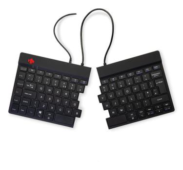 R-GO Tools Split Keyboard, (UK), black (RGOSP-UKWIBL)