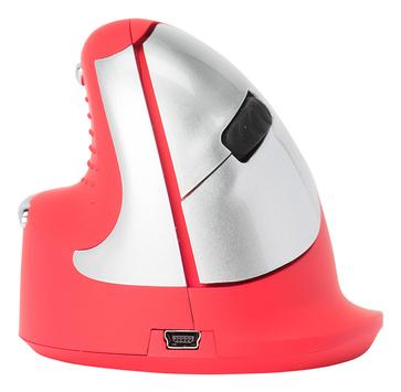 R-GO Tools R-Go HE Sport - vertikal mus - Bluetooth - rød (RGOHEREDL)