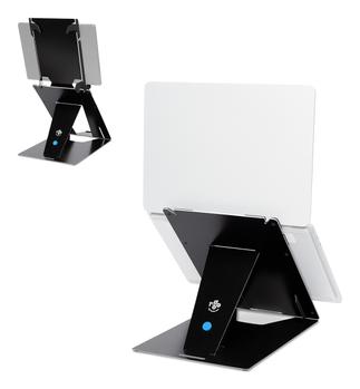 R-GO Tools Riser Duo Tablet en Laptop Stand adjustable black IN (RGORIDUOBL)