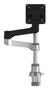 R-GO Tools Zepher 4 Circular Single Monitor Arm, Adjustable, 0-8kg Black-Silver