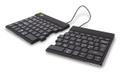 R-GO Tools Split Break Ergonomic Keyboard, QWERTY (Nordic), Wireless - Black