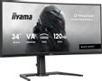 IIYAMA a GCB3482WQSU-B1 - LED monitor - gaming - curved - 34" - 3440 x 1440 WQHD @ 120 Hz - VA - 500 cd/m² - 3000:1 - 0.6 ms - 2xHDMI, DisplayPort - speakers