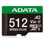 A-DATA microSD  512GB Speed Plus UHS-I (UD512GUI3V30A2SP-RA1)