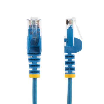 StarTech SLIM CAT6 CABLE BLUE LSZH SLIM SNAGLESS RJ45 UTP PATCH CABLE CABL (N6PAT25CMBLS)
