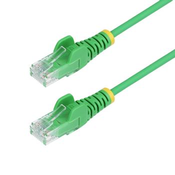 STARTECH SLIM CAT6 CABLE GREEN LSZH SLIM SNAGLESS RJ45 UTP PATCH CABLE CABL (N6PAT25CMGNS)