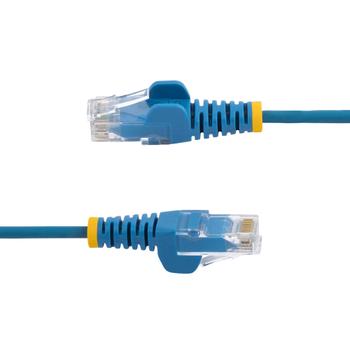 STARTECH SLIM CAT6 CABLE BLUE LSZH SLIM SNAGLESS RJ45 UTP PATCH CABLE CABL (N6PAT25CMBLS)