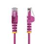 STARTECH 1m Pink Slim CAT6 Ethernet Cable Snagless RJ45 LSZH 28AWG Pure Bare Copper Slim Network Patch Cable/ Cord (N6PAT100CMPKS)