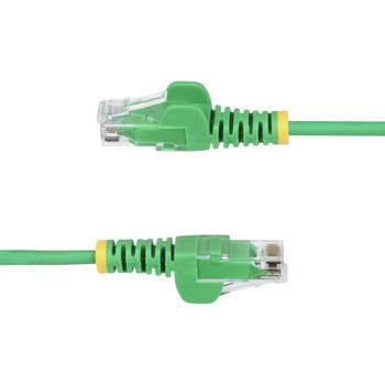 STARTECH SLIM CAT6 CABLE GREEN LSZH SLIM SNAGLESS RJ45 UTP PATCH CABLE CABL (N6PAT25CMGNS)