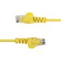 STARTECH 1m Yellow Slim CAT6 Ethernet Cable Snagless RJ45 LSZH 28AWG Pure Bare Copper Slim Network Patch Cable/ Cord (N6PAT100CMYLS)