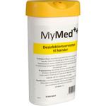 Desinfektionsserviet,  Hand care, 18x18cm, hvid, til hånddesinfektion, antibakteriel,  engangs