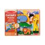 MELISSA & DOUG MND Wooden Chunky Puzzle Safari Animals
