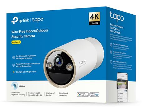 TP-LINK Tapo C460 Battery-Powered Outdoor Security Camera (Tapo C460)