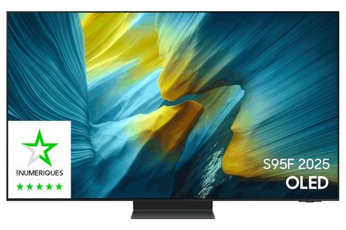 SAMSUNG 77" S95F OLED 4K Smart TV (2025) 165Hz, 4x HDMI, HDMI eArc 4K AI Upscaling,  AI Processor,  OLED HDR Smart TV, Glare Free, Dolby Atmos (TQ77S95FATXXC)