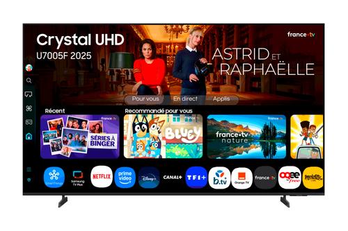 SAMSUNG 85" U7005F UHD 4K Smart TV (2025) 3x HDMI, HDMI eArc 4K oppskalering,  HDR Smart-TV, Crystal Processor 4K (TU85U7005FKXXC)