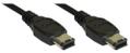 INLINE FireWire Kabel, IEEE1394 6pol St/St - 1m