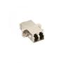 INLINE Fiber Optical Adapter Metal Duplex LC/LC MM Ceramic Sleeve with Flange